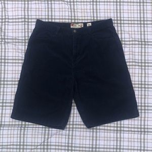 Men’s Vintage Bugle Boy Baggy Corduroy Cargo Shorts